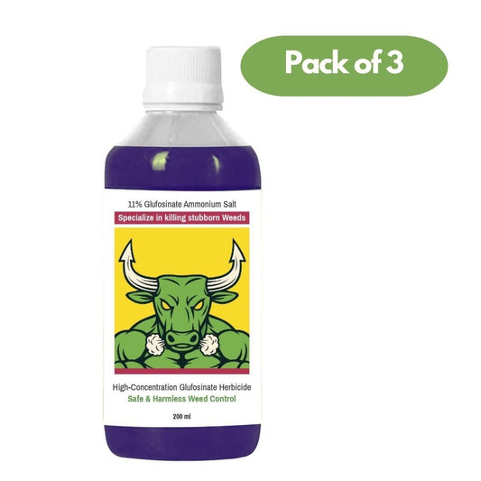 High-Concentration Glufosinate Herbicide All Crops,Organic (Pack of 3)